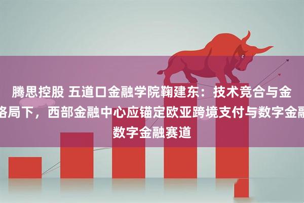 腾思控股 五道口金融学院鞠建东：技术竞合与金融新格局下，西部金融中心应锚定欧亚跨境支付与数字金融赛道